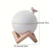 Moon Shaped Essential Oil Aromatherapy Diffuser, Home Single Room Bedroom Humidifier,Air Purifying Mist Sprayer with Large Capacity,USB Powered
