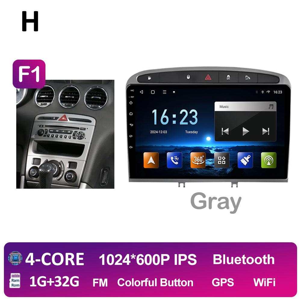 9 Inch Android Auto Car Video For Peugeot 408 308 308SW Radio Player Wireless Carplay DSP Stereo Autoradio QLED IPS Screen WIFI