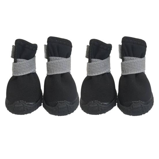 Comfortable Paws Covers for Travel Waterproof Dog Shoes Small Medium and Large Dogs, Non-Slip Oxford Cloth Heavy Duty Boots Daily Walks