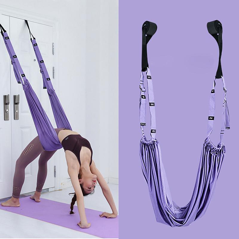 

Aerial Yoga Rope Wall Hammock Practice Handstand Belt After Bending Over Trainer A Line Horse Open Crotch Stretch Rope A1