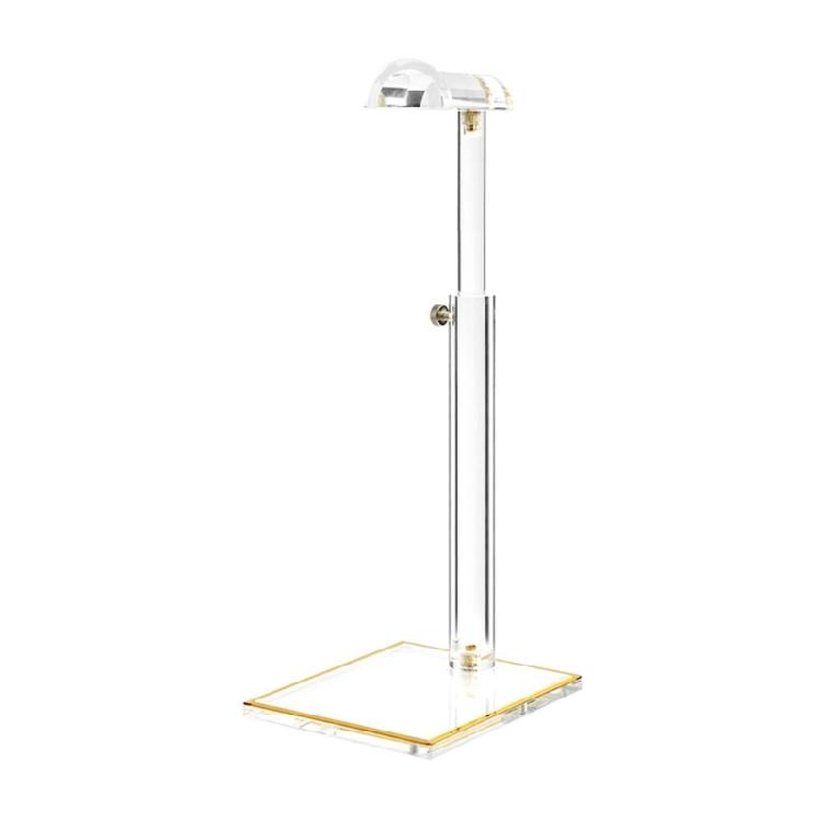 

Easy Assembly Acrylic Purse Showcase Stand for Retail Stores Closets Secure Practical Designs S