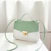 Guangzhou Women's Small Bag Summer New Product Trend Single Shoulder Oblique Span Contrasting Color Personalized Small Square Bag