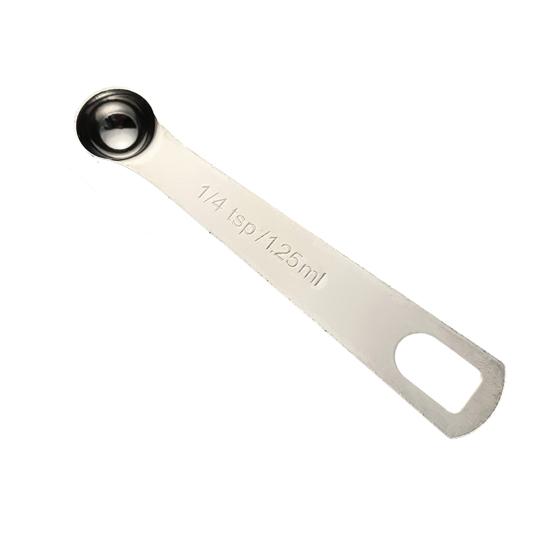 Stainless Steel Measuring Spoon Set with Scale Accurate Dosage Measuring Spoon Dishwasher Safe Kitchen Gadget for Coffee Milk Powder Spices