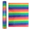 Bundle Vinile Autoadesivo Termoadesivo Fai da Te Pellicola per Abbigliamento Carta Silhouette Tessuto Vinile Artigianale Olografico Arcobaleno