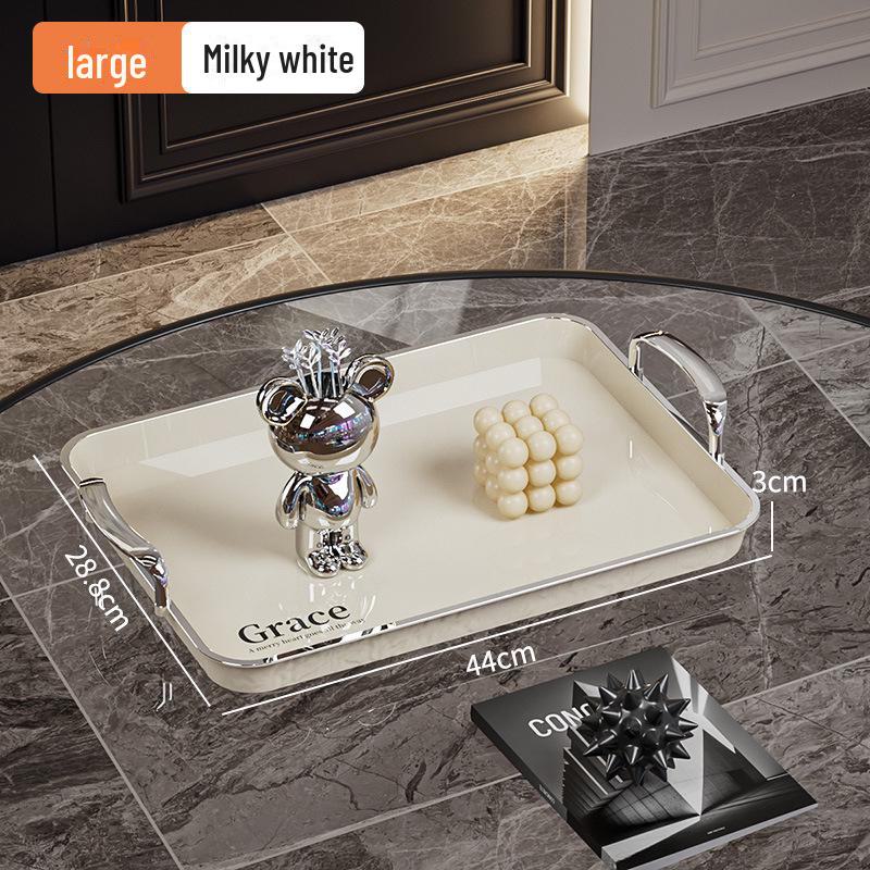 Luxury Rectangular Tray - High-End Fashion for Tea Cups & Desserts