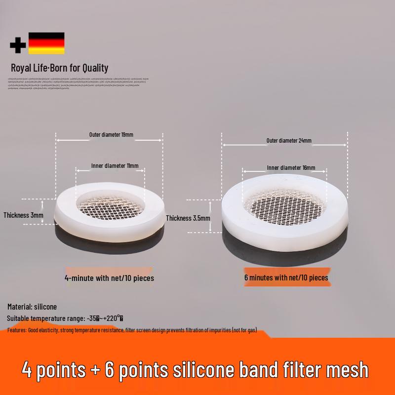 Black Rubber Silicone Waterproof Gasket Seal Washer for Water Heater & Shower - Nitrile Thickened, 4-6 Minutes