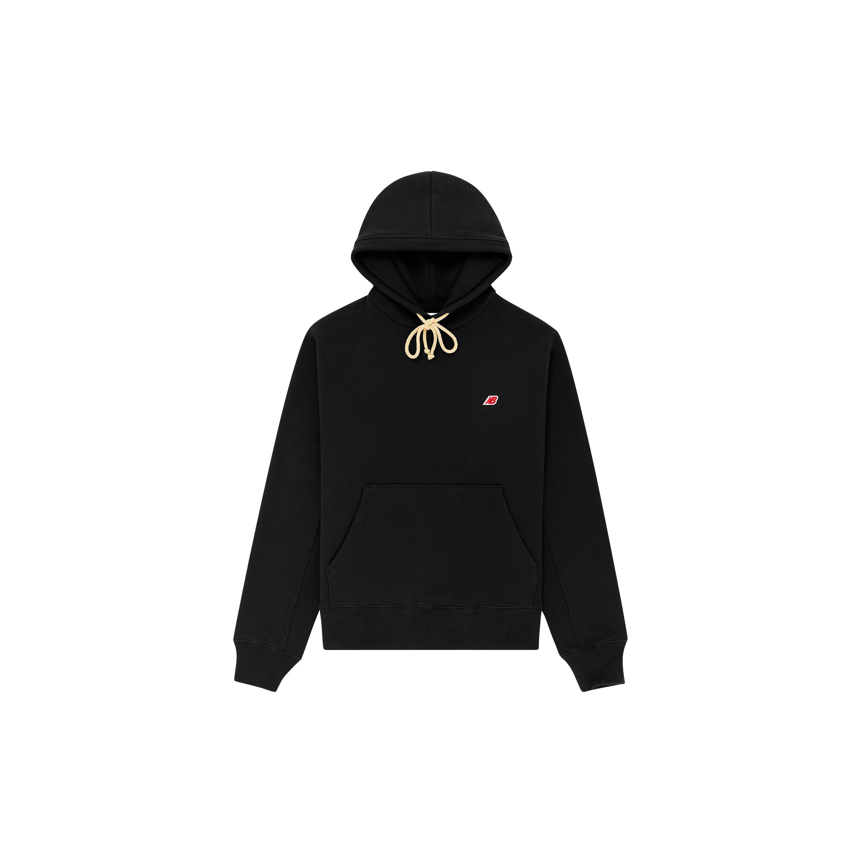 

New Balance MADE In USA Core Hoodie Black Unisex Tops MT21540BK