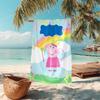 1Pc Peppa Pig Fairy Tale Beach Towel Microfiber Beach Towel Thin Absorbent For Beach Swimming Yoga Bath Sports 0917111