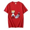 Melty Blood Neco Arc Printing Tshirt for Men and Women Couples Loose Casual Short Sleeve Casual Trendy New Models