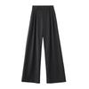 FAESSLIN Women's High-Waisted Wide-Leg Trousers