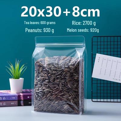 Frosted Transparent Self-Sealing Food Storage Bags