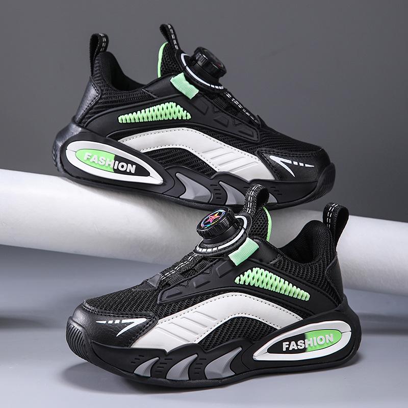 Classmates Boys 2025 Spring and Autumn Mesh Breathable Middle and Older Boys Sneakers Elementary School Soft Sole Running Shoes Tide