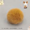 Cute Rabbit Ear Helmet Decoration Female Knight Helmet Modification Accessories Plush Rabbit Ear Tail Helmet Jewelry