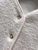 Japanese Designer Women's Imitation Lambswool Fleece Cardigan - Trendy Round Neck Warm Outerwear.