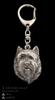 Cairn Terrier II - Silver-plated key ring with a dog in a gift box, handbag decoration, backpack pendant by Art-Dog brand