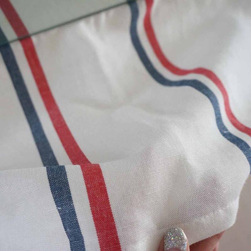 Simple Stripe Linen Tablecloth/Dinnercloth 125x165 One color