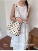 2026 Chic Polka Dot Underarm Bag: Korean Style, Versatile Women's Handbag with Unique Design.