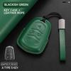 Genuine Leather Car Key Case Cover Key Bag For Cadillac GMC ATS CT6 CTS DTS XT5 Escalade ESV SRX STS XTS Protect Set Accessories
