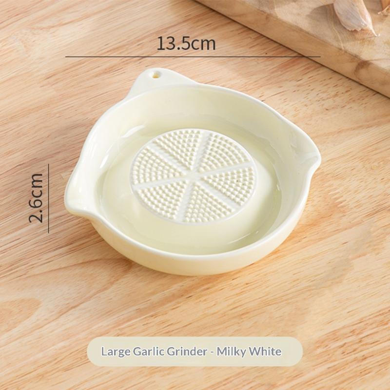 Piatto Grattugia per Aglio in Ceramica Stile Giapponese Porcellana Grattugia per Zenzero Wasabi con Beccuccio Strumento per Fare la Pasta in Cucina Articoli da Cucina