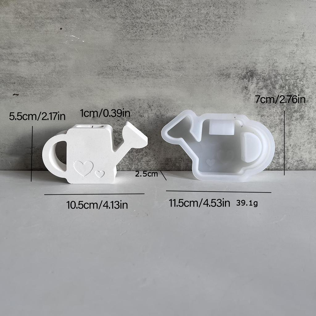 Silikonform för vattenkanna blomsterarrangemang prydnad robust lätt att ta ur återanvändbar för heminredning och presenter