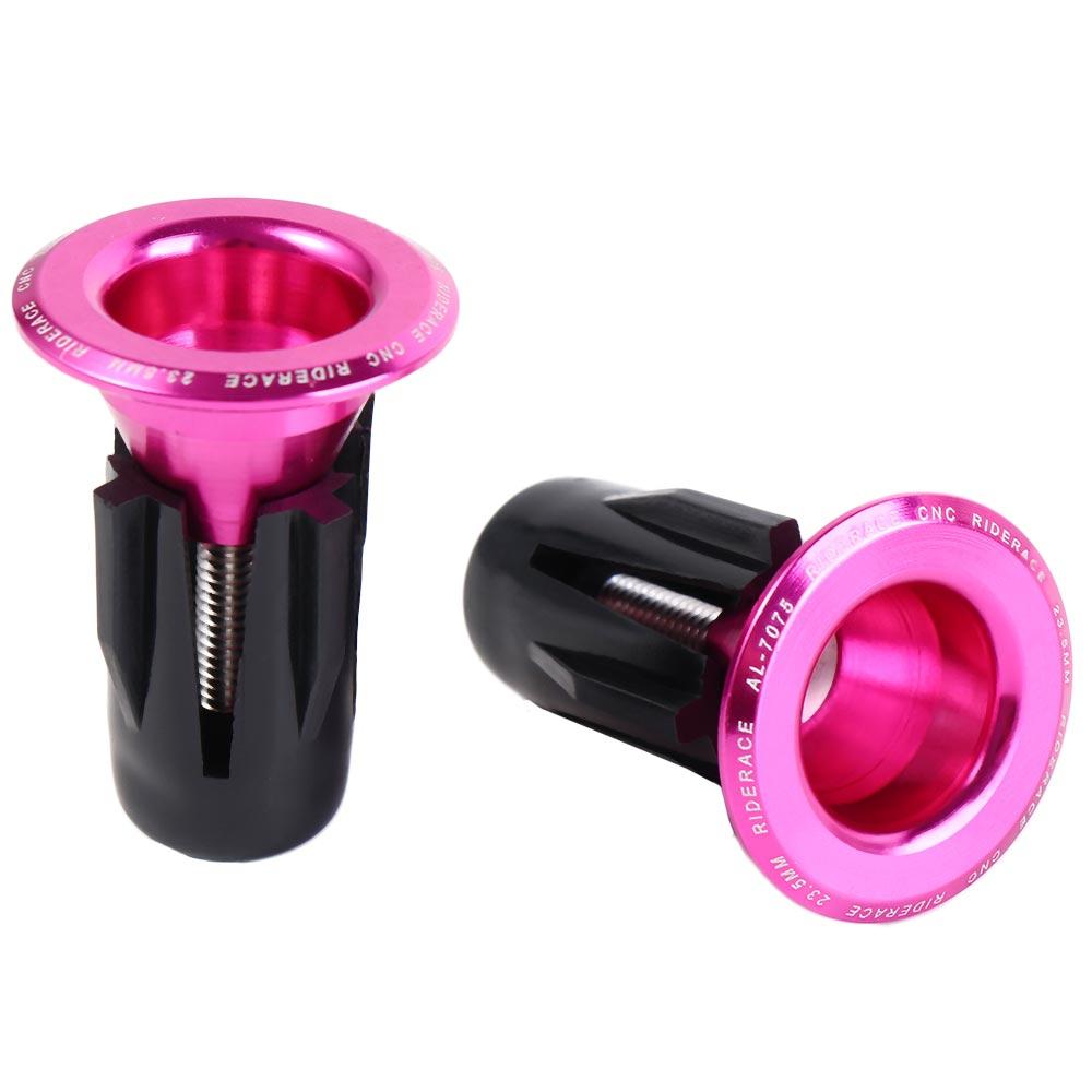 Parts Mountain Road Bike Handlebar Caps Bike Bar End Plugs Bike Handlebar End Plugs Bicycle Grip End Cap Handle Bar Plug розовый