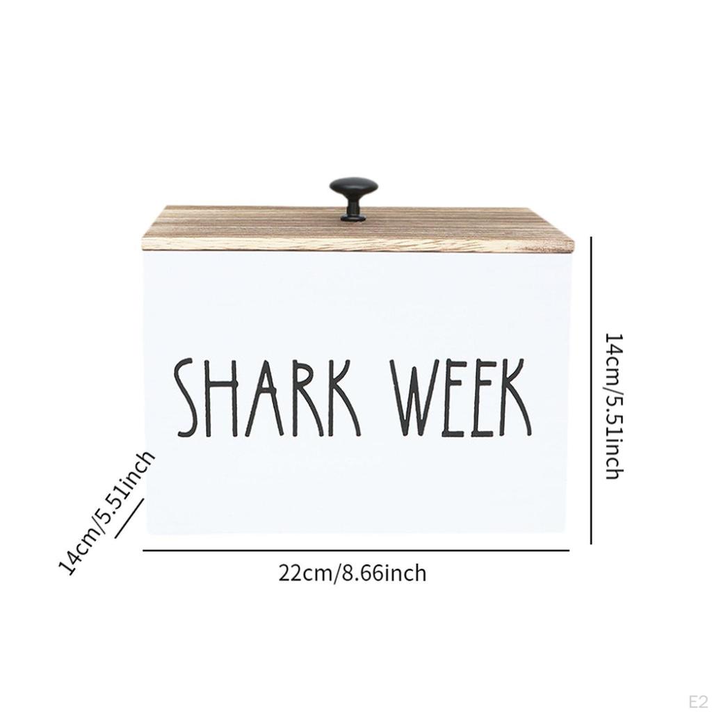 Wood Tampon Holder for Bathroom, Organizer and Lid, Pad Period, 3 Compartment