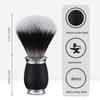 Cross-Border Men's Soft Bristle Beard Shaving Brush - Nylon Foam Face Washing Brush