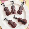 Mini Side Clip Creative Violin Hair Clips For Women And Girls To Fix Hair Barrettes Hair Accessories Headwear Cosplay Decor Gift