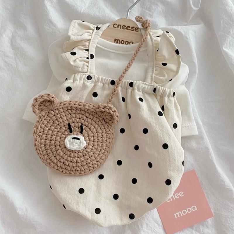 Cute Polka Dot Dress Small Dogs Lightweight Pet Outfit Bichon Frise Poodle Pomeranian Puppy