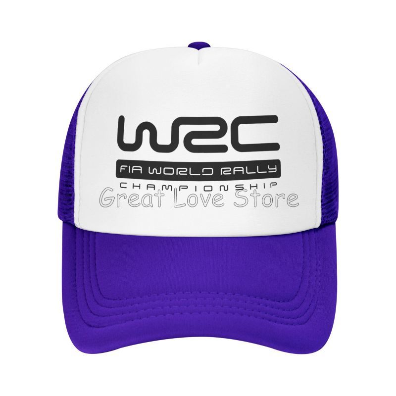 WRC World Rally Championship Mesh Baseball Cap Outdoor Sports Rally Car Racing Snapback Hat Summer Breathable Sun Visor Caps