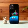 1PC Cute Bouncy D-Dragon S-slimes Phone Case For iPhone17,16,15,14,13,12Plus,Pro Max,XS,5G Soft Silicone Black Cover