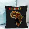1Pc Map Of Africa Geometrics Pillow Case Square Bedroom Sofa Leisure Comfort Cushion Car Living Room Home Decoration