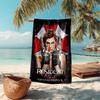Resident Evil game, Umbrella Corporation, soft beach towel, outdoor camping vacation swimming beach towel, outdoor absorbent bath towel, Q7