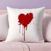 ART H-heart S-shape Pillow Case  Ultra Soft Skin Friendly Fabric Cloud Like Comfort & Concealed Zipper