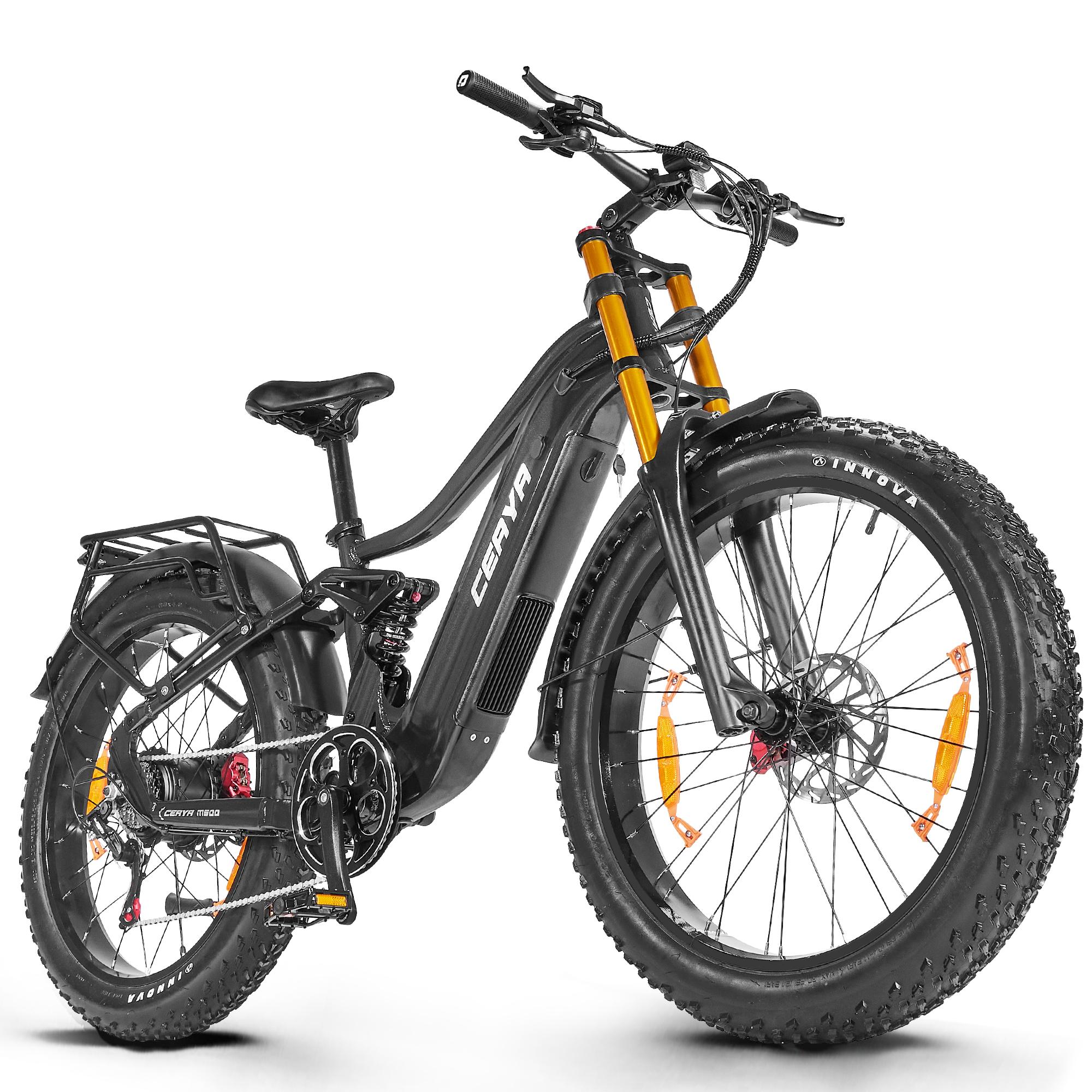 CEAYA M500 Fully-Suspension Elektrofahrrad, 48V 20Ah Akku schwarz