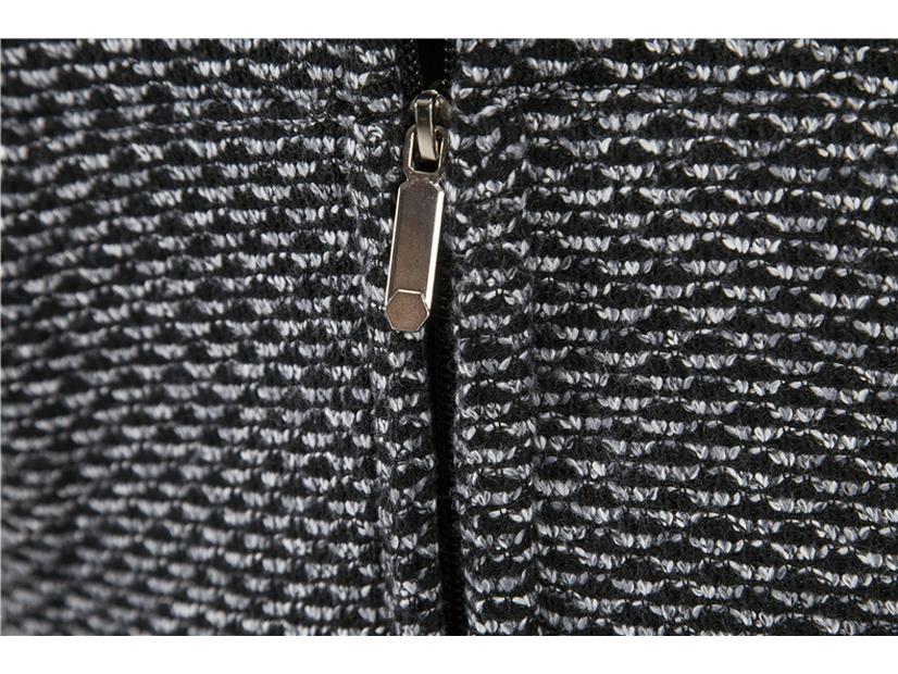 Men’s Hooded Knit Cardigan: Thick Velvet, Solid Color Winter Sweater Jacket