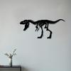 Metal T Rex Skeleton Wall Art Durable Iron Coating Indoor Outdoor Decor Halloween Christmas Gift