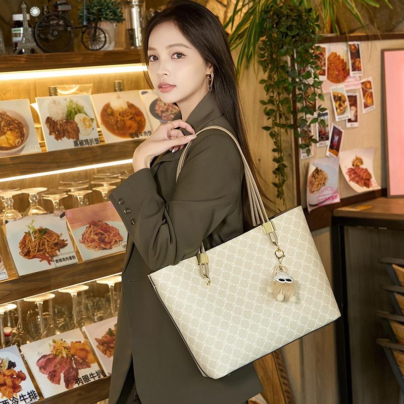 Genuine Leather Bag for Women 2025 Simple Spring and Summer New Style Fashionable All-match Large Capacity Tote Bag for Women Document Bag