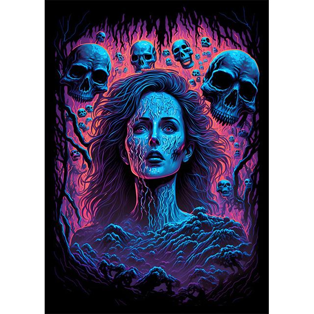 Abstract Cthulhu Mythology Diablo Prints Poster Canvas Painting Modern Wall Art Pictures for Living Room Bedroom Home Decoration