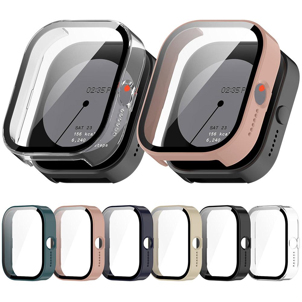 Screen Protector Case with Tempered Glass Full Coverage Bumper Anti-Scratch Screen Protector Shell for CMF by Nothing Watch Pro