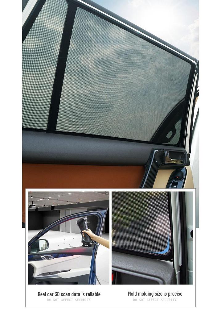 Lantu Dreamer Magnetic Car Window Sunshade Mesh Curtain