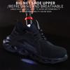 48 Size Unisex Work Safety Shoes Steel Toe Cap Light Breathable Sneaker For Men Anti-Smash And Anti-Puncture Safety Sneakers