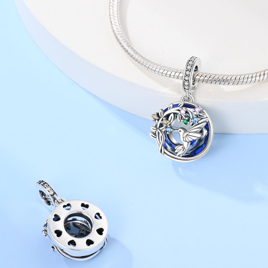 Boutique Copper Pigeon Earth Peace And Love Dangle Charm Fit Original Bracelet Give Child A Memorable Graceful Jewelry Gift