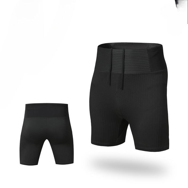 Athletic Training Shorts  High Waist  Anti-Chafe Nylon Spandex  2-in-1 Design  4-Way Stretch Ideal for Sprinting Cycling Fitnes