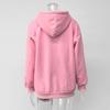 Autumn and Winter New Casual Hooded Long Sleeve Cardigan Sweatshirt Loose Zipper Sweatshirt Women's Clothing