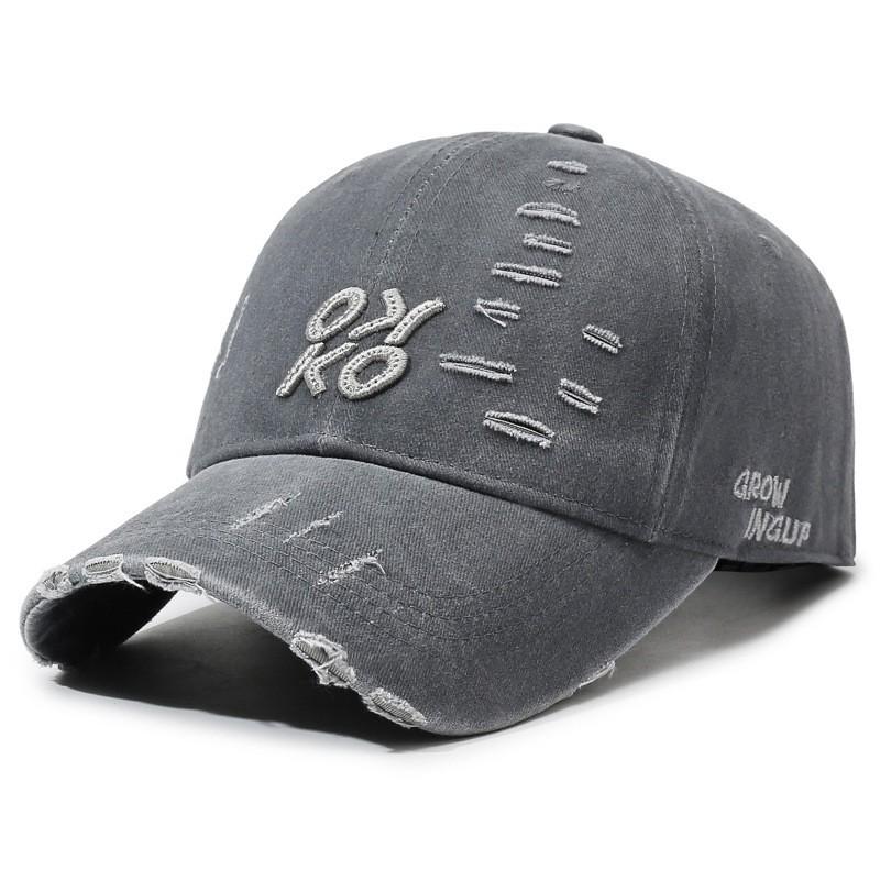 Casquette de Baseball Américaine Rétro à Visière de Canard et Calotte Souple - Lavable pour Hommes et Femmes