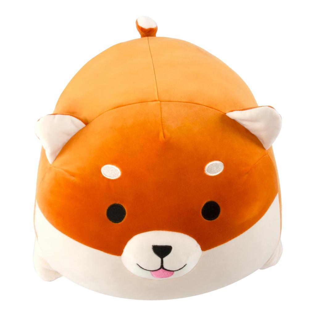 JEMA Gemma Body Pillow Animal Cushion Soft and Fluffy Body Pillow Stuffed Animal Pillow Cute Relaxing Gift Shiba Inu Length Approx. 40cm
