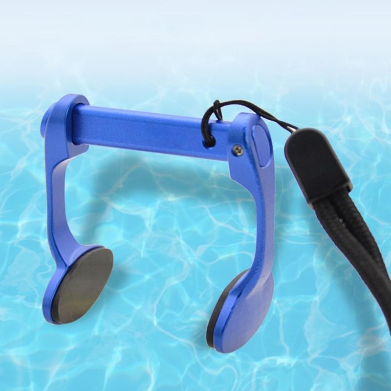 Nonslip Swimming Nose Plug Adults Nose Protector Aluminum Alloy Diving Nose Clip with Lanyard for Diving Training