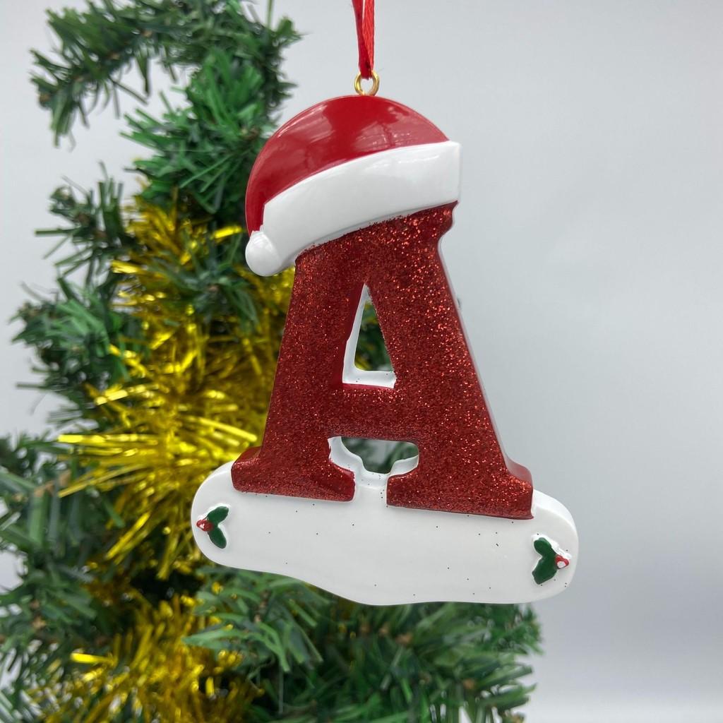 

Набор элегантных рождественских украшений в виде букв алфавита «Сделай сам», 26 смоляных букв для стильного декора Style A