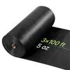 Weed Barrier Fabric Heavy Duty, 0.9x30.5m 141.7g Landscape Fabric, Woven Weed Blocker Fabrics, Garden Fabrics Weeds Barrier